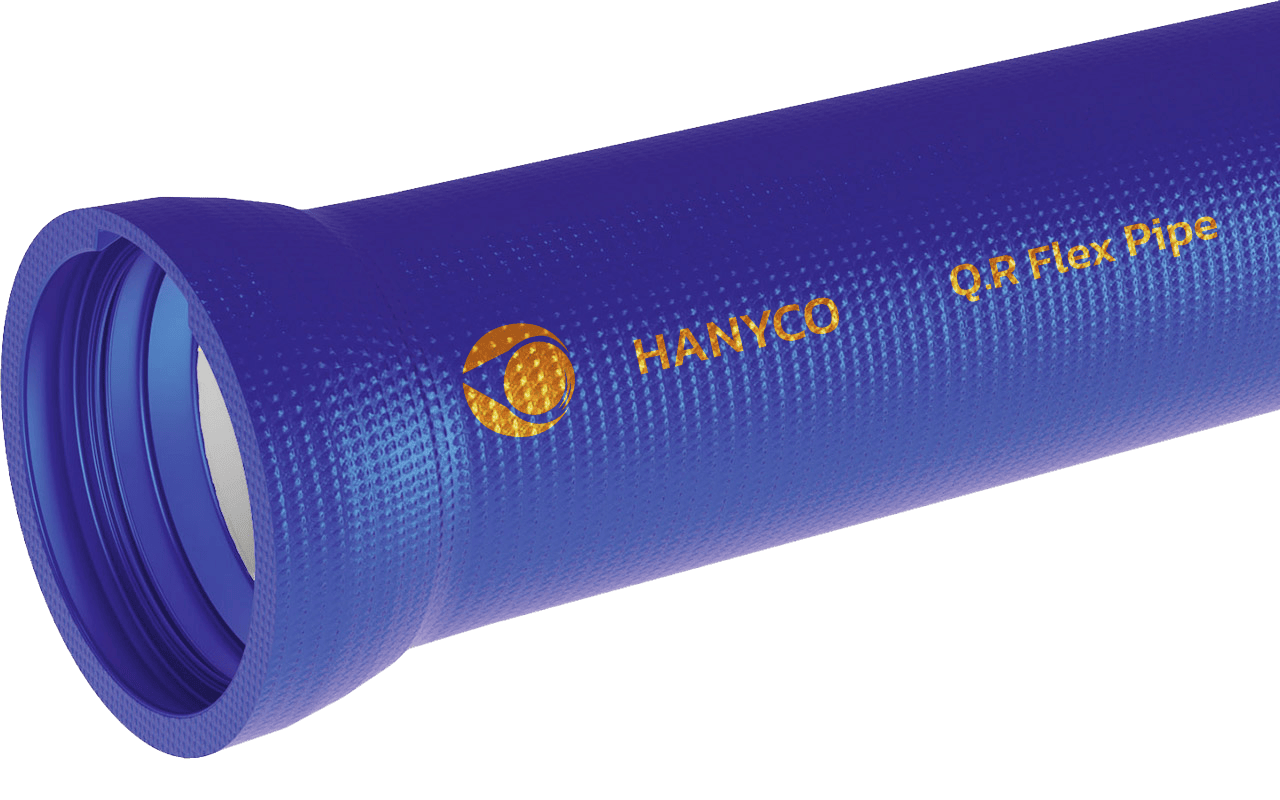 Earthquake-Resistant DI Pipe, Q.R. Flex