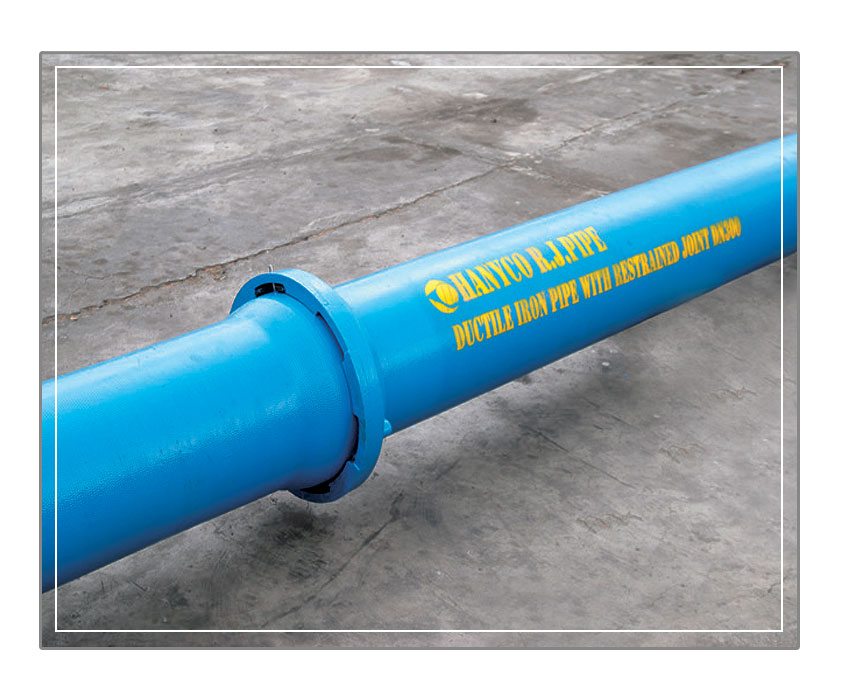 Ductile iron pipe with resistant joint (R.J.Pipe)/Image1-Hanyco