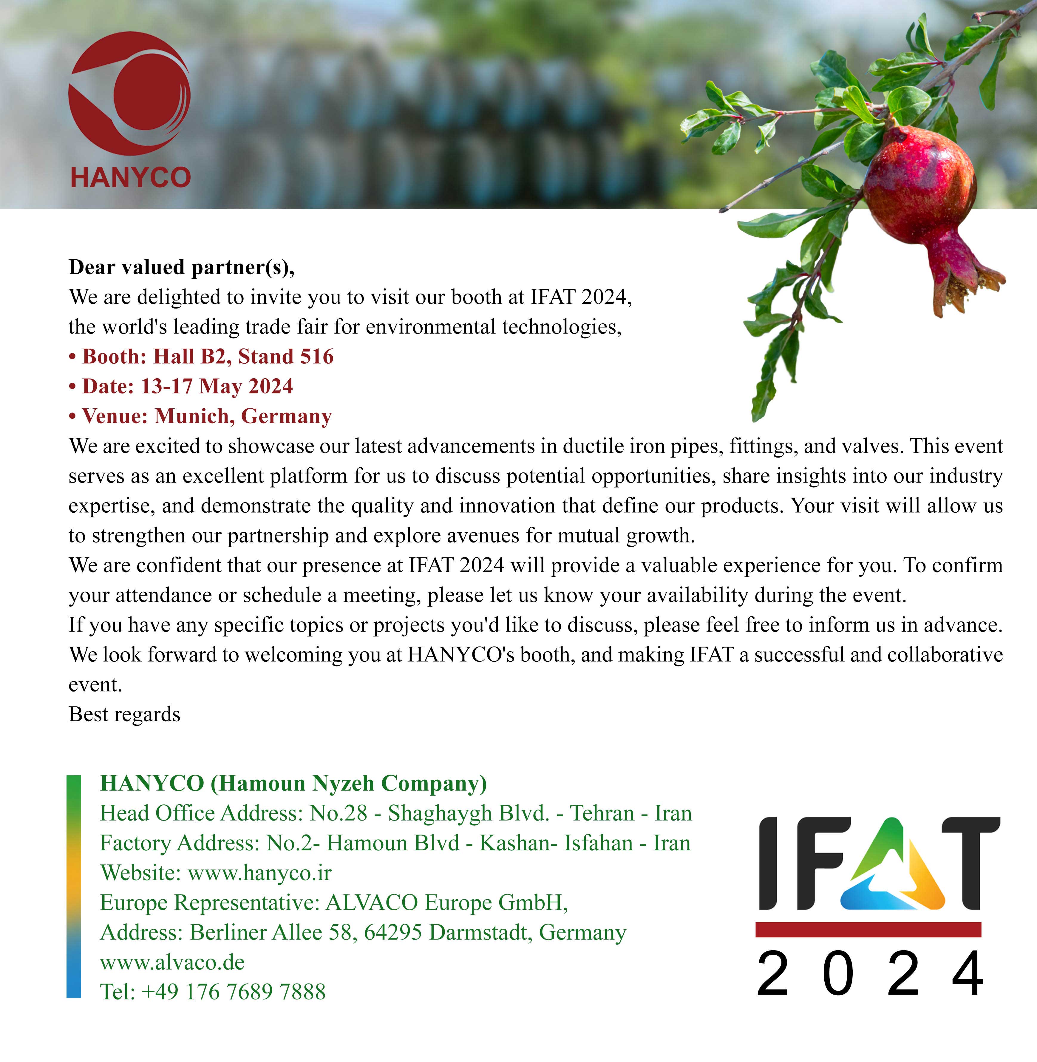 Picture IFAT International Exhibition 2024